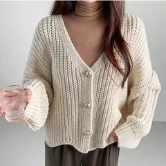 Sweater Cardigan Autumn And Winter New Loose Slimming Sweater