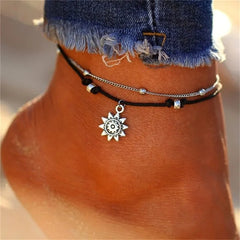 Boho Style Star Anklet