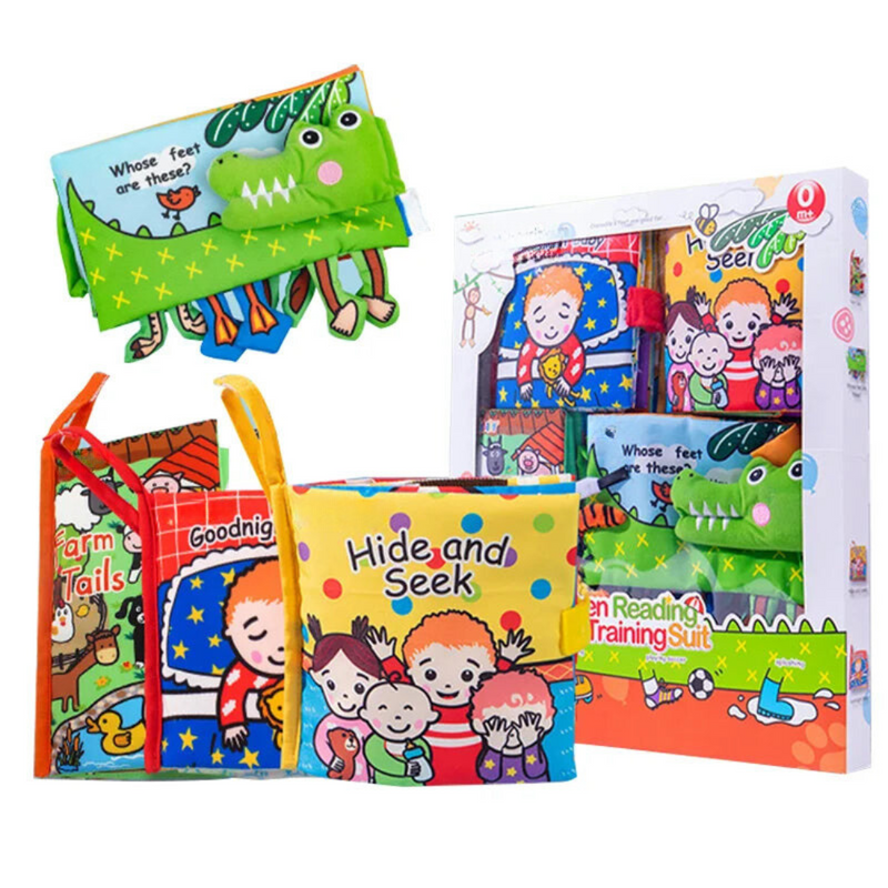 Baby 4pcs/set Cloth Book