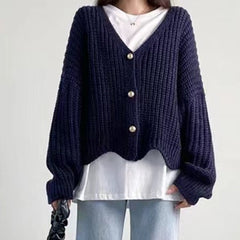 Sweater Cardigan Autumn And Winter New Loose Slimming Sweater