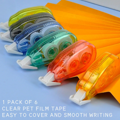 6pcs White Out Tape