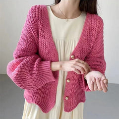 Sweater Cardigan Autumn And Winter New Loose Slimming Sweater