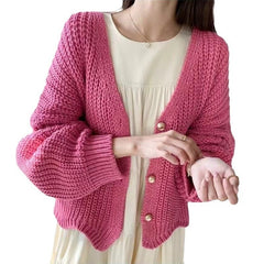 Sweater Cardigan Autumn And Winter New Loose Slimming Sweater