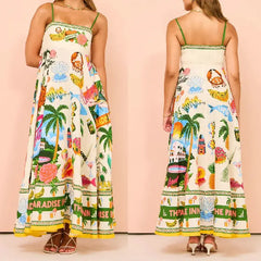 Trendy Boho Maxi Dress Chic