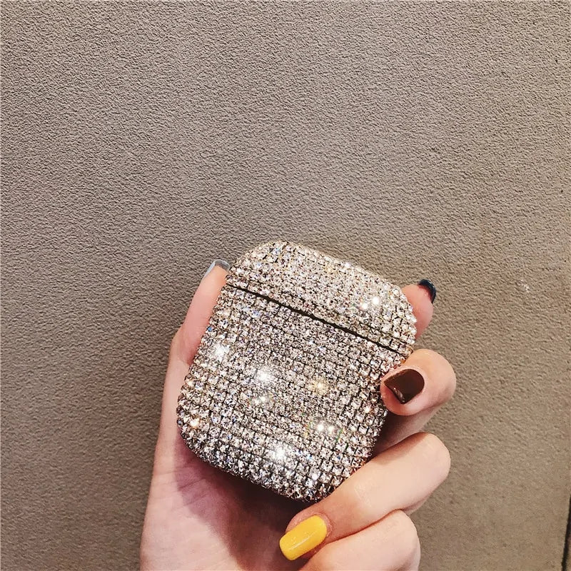 Luxury Bling Earbuds Case