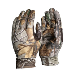 Bionic Camouflage Quick-Dry Elastic Hunting Gloves Touch Screen Breathable Full Finger Sun Protection Shooting Cycling Gloves