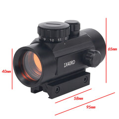 1x40 Red Dot Sight Rifle Scope