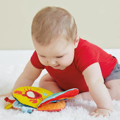 Baby Educational Toys Cloth Book Rustling Coloring Early Learning Toys For Children Toddler Small Fish Washable Hanging Baby Toy