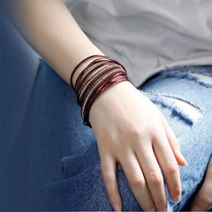 Multilayer Leather Bracelets