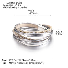 Multilayer Leather Bracelets