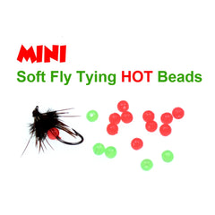 Soft Mini Fly Tying Glow Beads