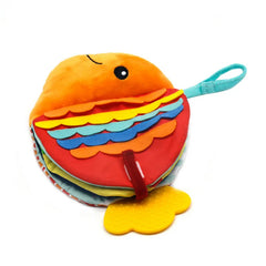 Baby Educational Toys Cloth Book Rustling Coloring Early Learning Toys For Children Toddler Small Fish Washable Hanging Baby Toy