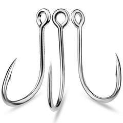 PROBEROS 10Pcs Crank Jig Head Fishing Hooks 1/0-5/0# Barbed Single Circle Carp Hooks High Carbon Steel Fishhooks Fishing Tackle