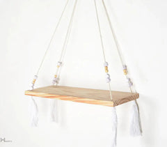 Boho Wall Hanging Shelf