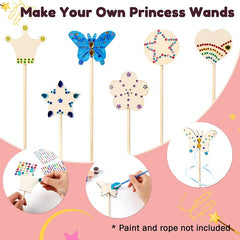 Wooden Princess Fairy Wands