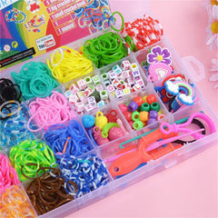 DIY Handmade Rubber Bands Loom Weaving Tool Box - Bracelet Kit