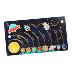 Wooden Space/Planets Jigsaw Puzzle for Toddlers