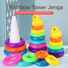 Animal Rainbow Stacking Tower