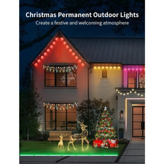 Permanent Outdoor Lights, Smart Outdoor String Light 120ft with 80 LED