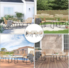 4 Piece Patio Conversation Sets