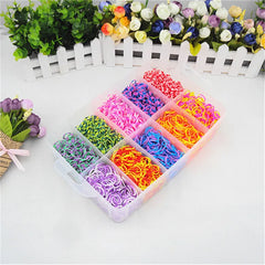 DIY Handmade Rubber Bands Loom Weaving Tool Box - Bracelet Kit