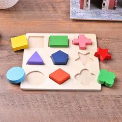 Wooden Geometric Shapes Toddler toys for kid