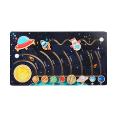 Wooden Space/Planets Jigsaw Puzzle for Toddlers