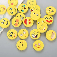 Smiley faces erasers - 32 pieces