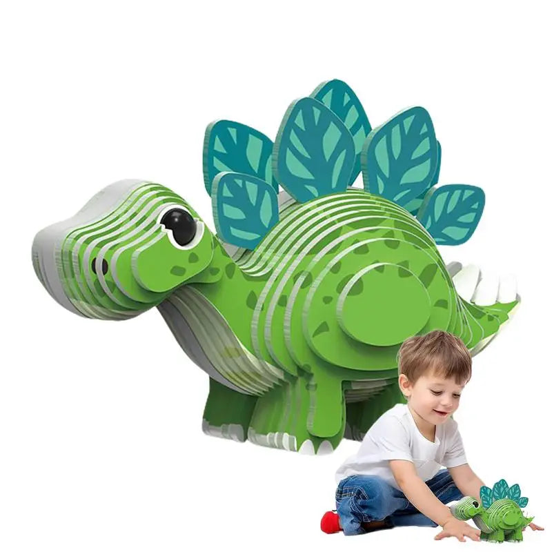 Dinosaur Puzzle Toys Montessori Educational Toy Animal Puzzles