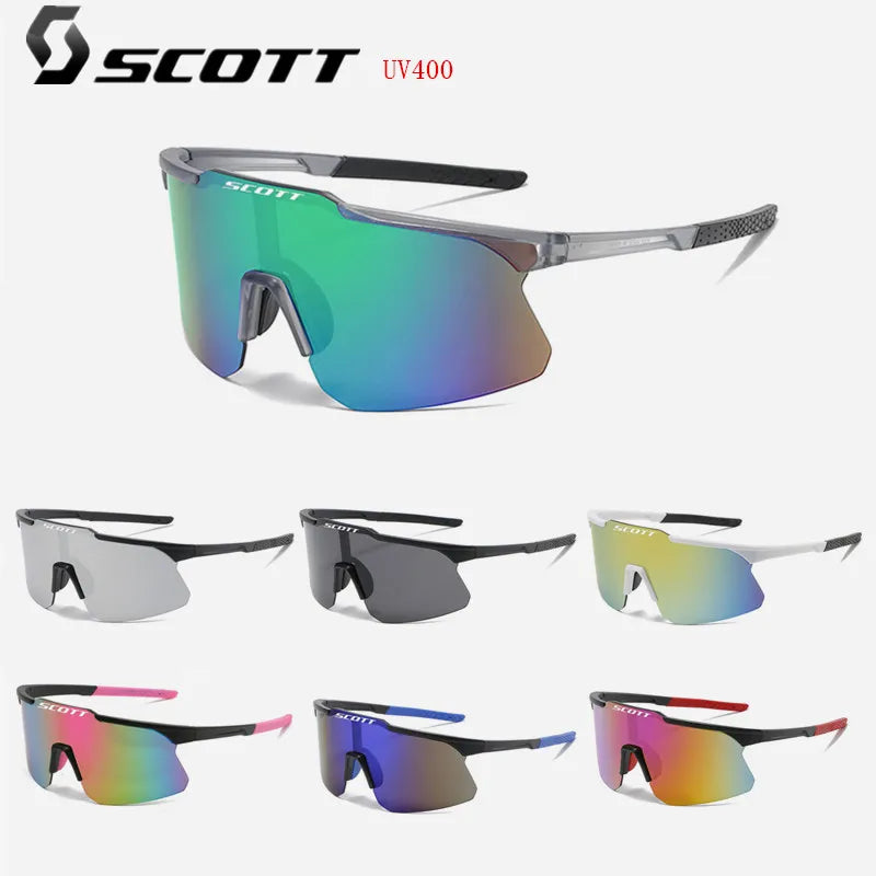 New men's and women's outdoor sports cycling, UV400, bicycle, driving, travel sunglasses can be paired with glasses cloth box