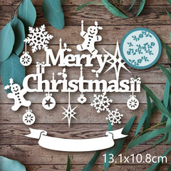 Piggy Craft metal cutting dies New Christmas Series Scrapbook paper craft