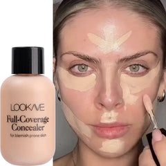 Full Cover Liquid Concealer Cream Makeup 12ML Invisible Eye Dark Circles Cream Face Foundation Waterproof Make Up Base Cosmetics