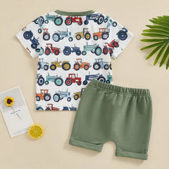 Baby Boys Summer Shorts Set