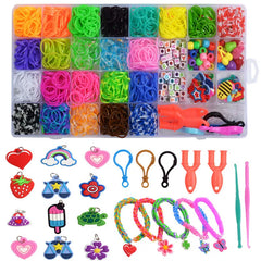 DIY Handmade Rubber Bands Loom Weaving Tool Box - Bracelet Kit