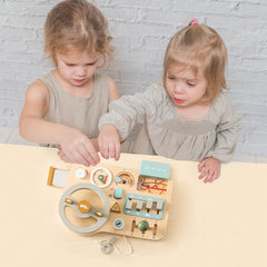 Montessori Toys - Baby Wooden Car Steering Wheel