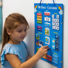 Preschool Magnetic Calendar for Kids