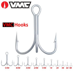 Fishing VMC Treble Hook Reinforce Anchor Sharp 3X Strong Fishing Hook Short Cut Fishing Hook Spoon Lures Lure Fishhooks 5pcs/box