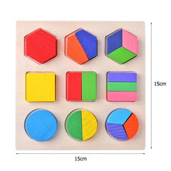 Wooden Geometric Shapes Toddler toys for kid