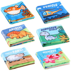 Soft Cloth Book, Crinkle Baby Books