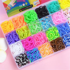 DIY Handmade Rubber Bands Loom Weaving Tool Box - Bracelet Kit