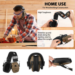 Shooters Hearing Protection Headphones ARM NEXT Sound-proof Earmuffs Noise canceling Headphones Ear Protective for Hunting