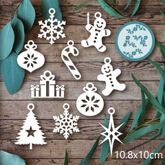 Piggy Craft metal cutting dies New Christmas Series Scrapbook paper craft