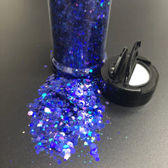 24 colors Holographic Nail Glitter