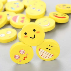 Smiley faces erasers - 32 pieces