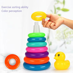 Animal Rainbow Stacking Tower