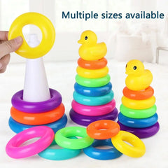 Animal Rainbow Stacking Tower