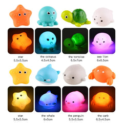 Cute Animals Bath Toy - Light Up Toys