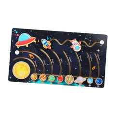 Wooden Space/Planets Jigsaw Puzzle for Toddlers