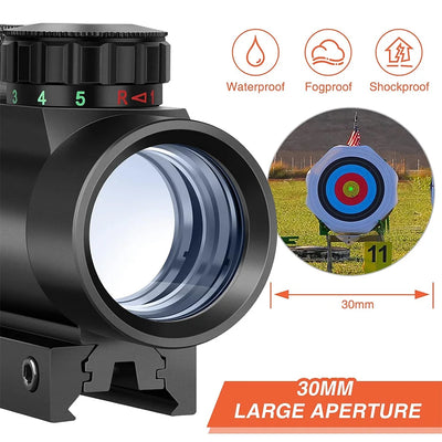 1X30mm Red Dot Sight Scope