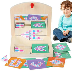 Colorful Geometric Mirror Puzzle Toy